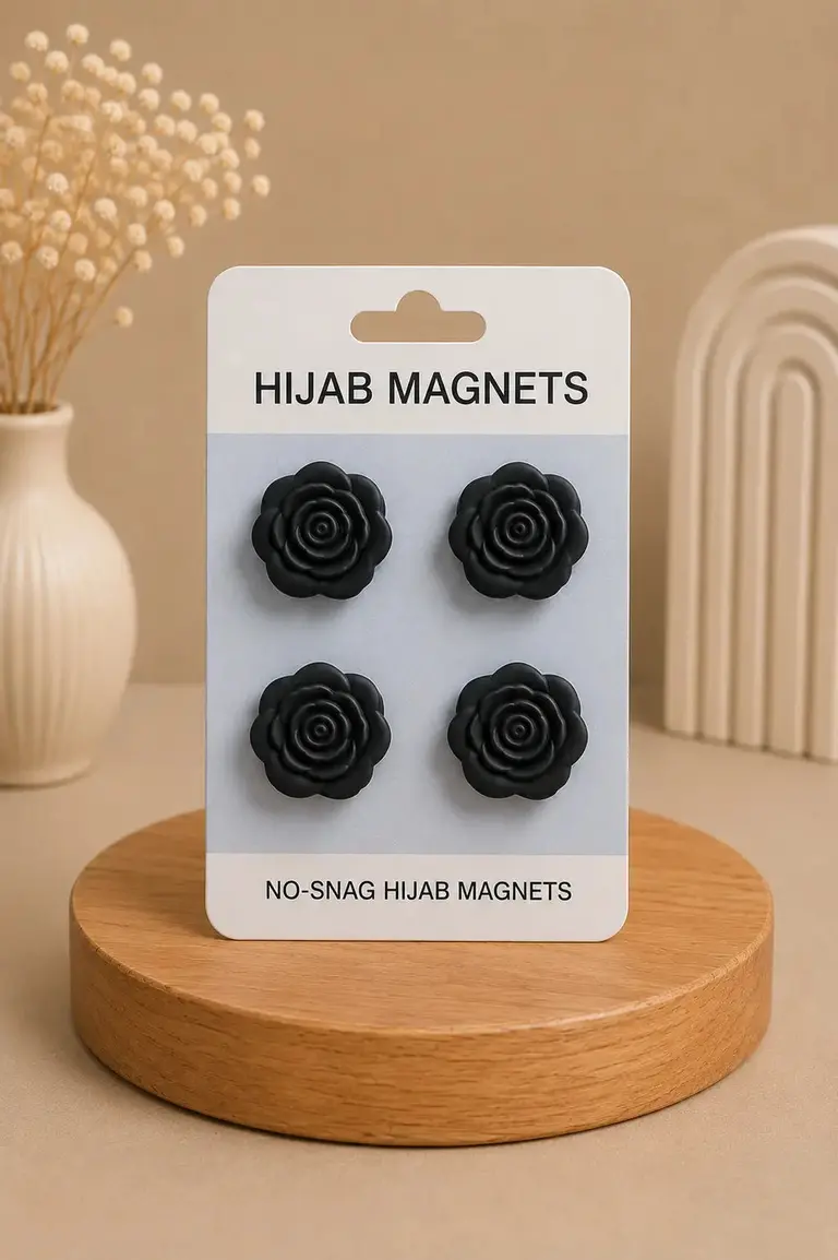 مگنت حجاب مربع شیاردار
